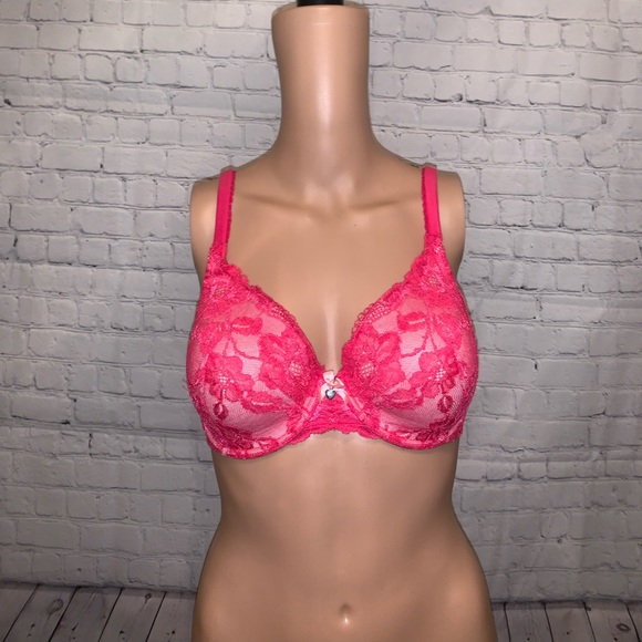 Victoria's Secret Other - Victorias Secret Red / Pink Push Up bra size 32DDD